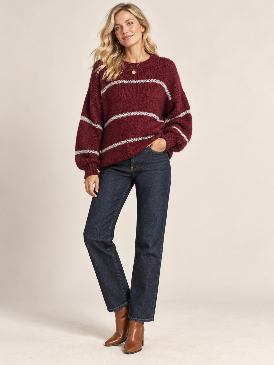 The Willow Wave Knit Jumper