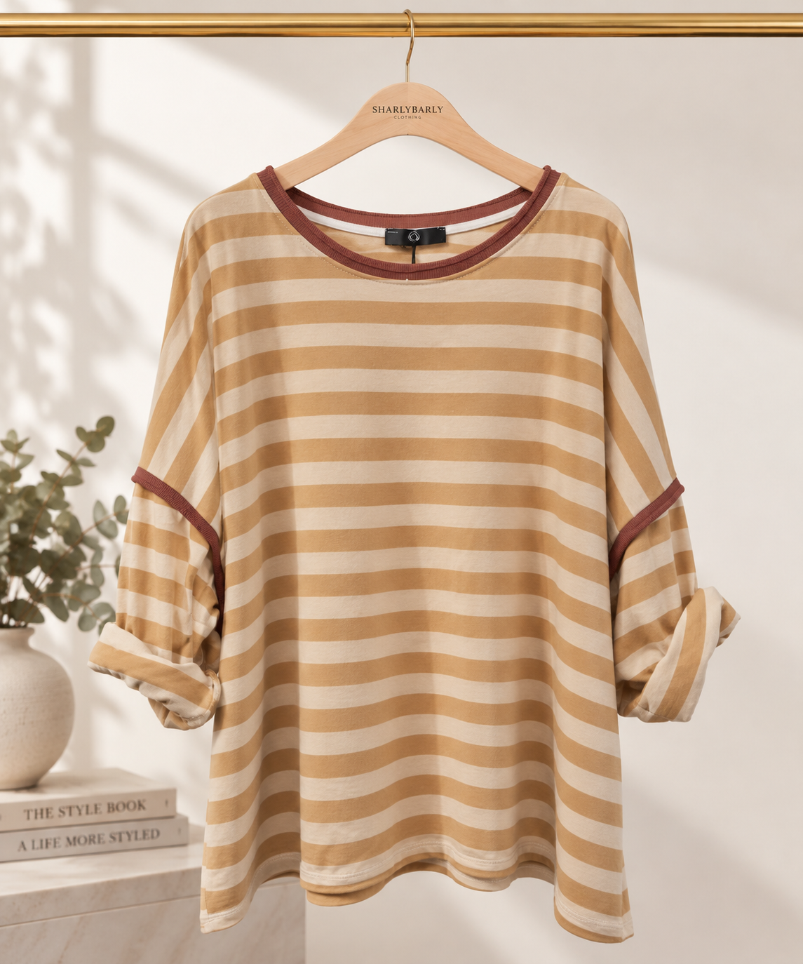 Milan Stripe Relaxed Top