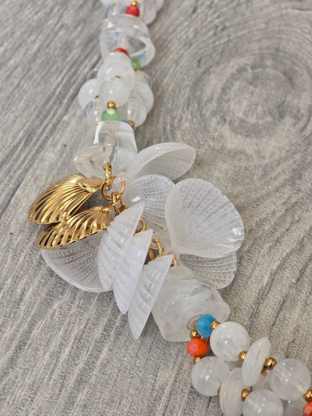 Shell Necklace - White