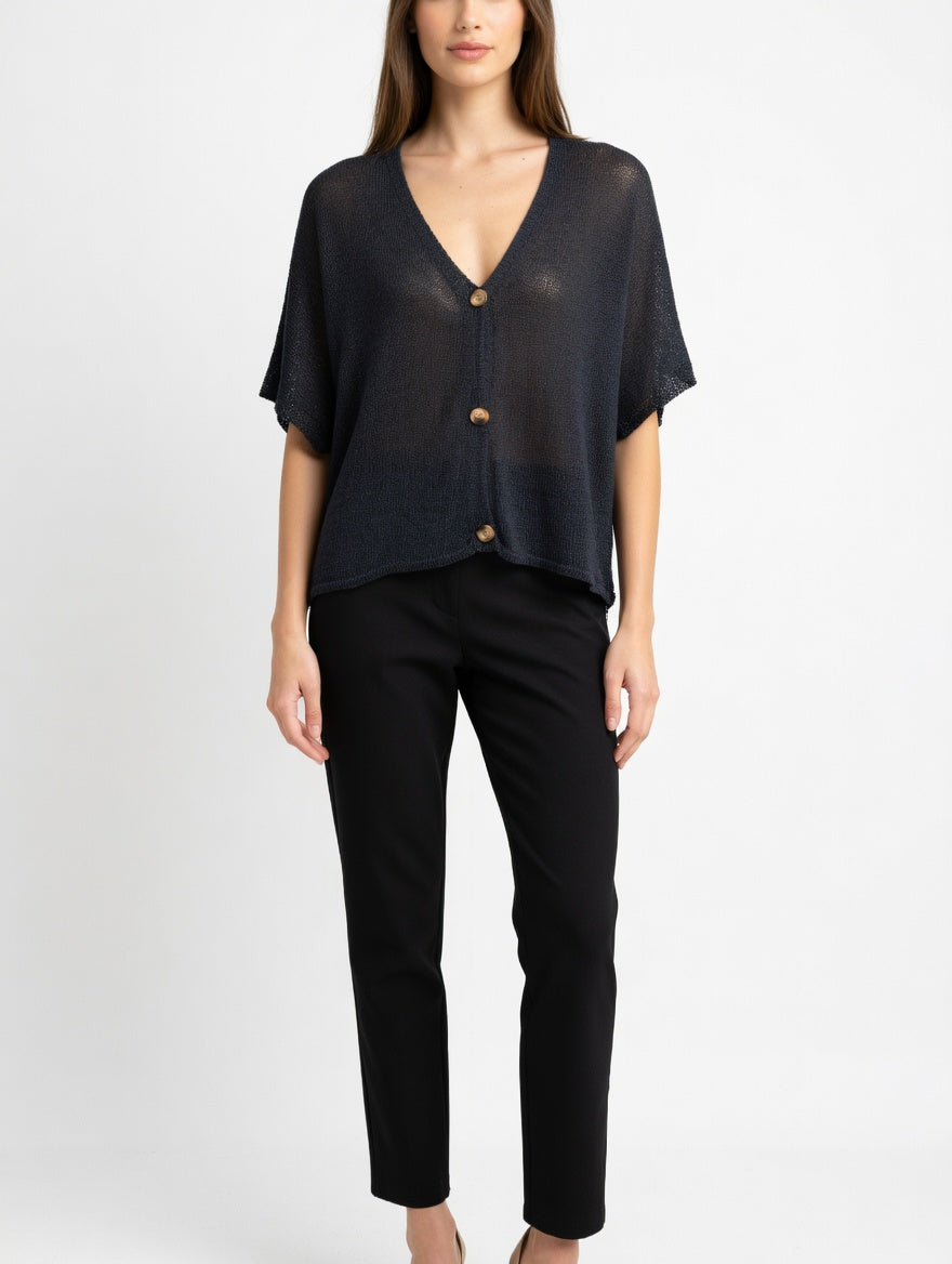 Knitted Button Up Cardigan