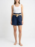 Belted Elasticated Shorts