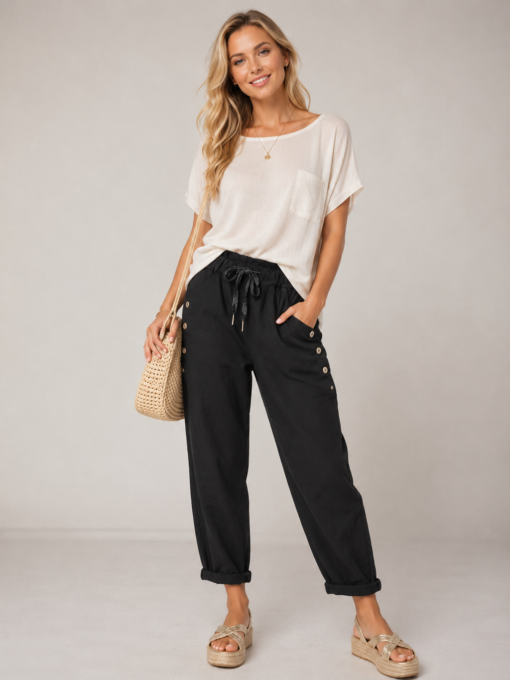 Magic Tie Waist Trousers