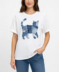 Demin Cat T-Shirt