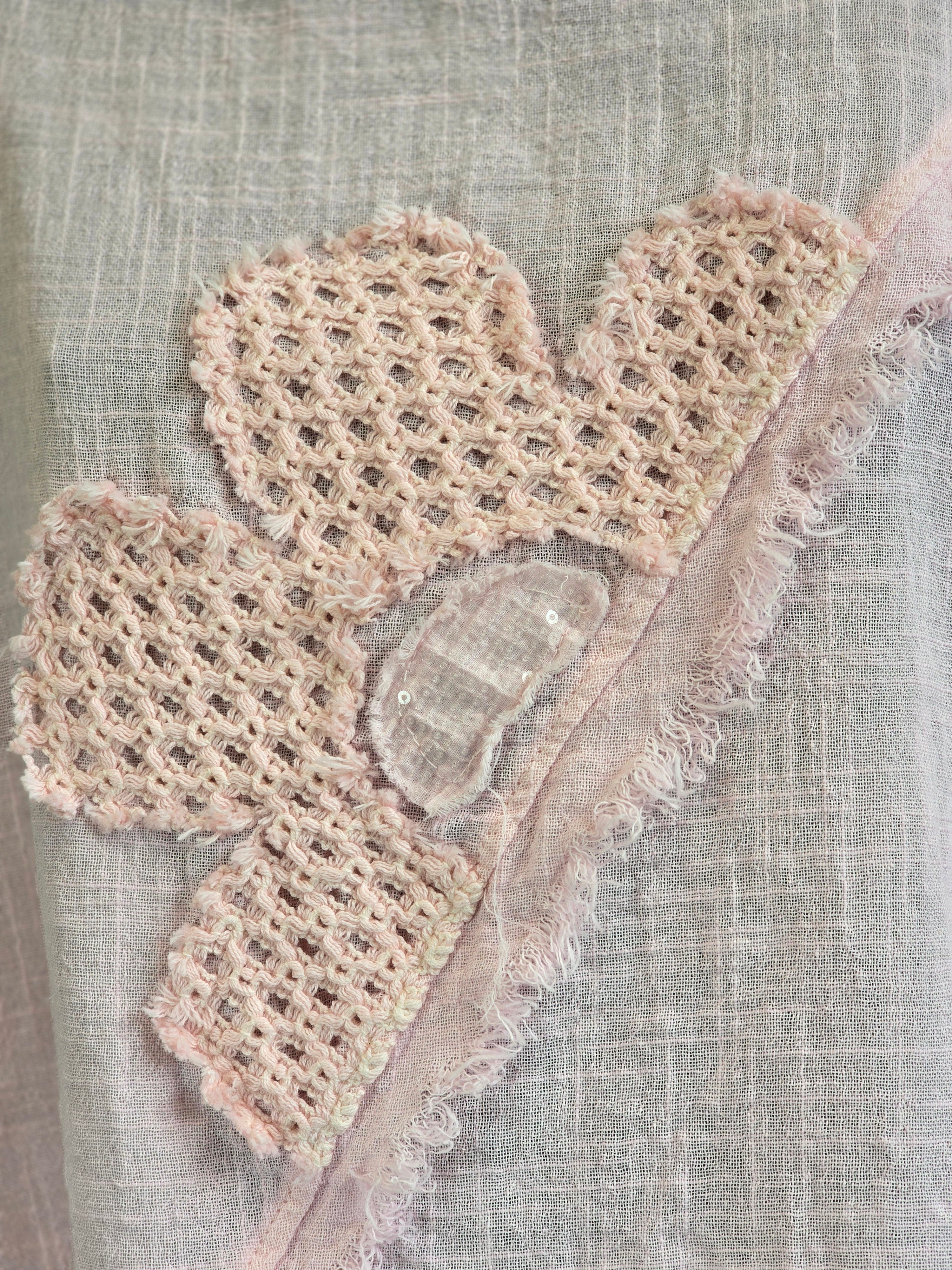 Linen Floral Blouse