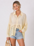Lace Panel Shirt