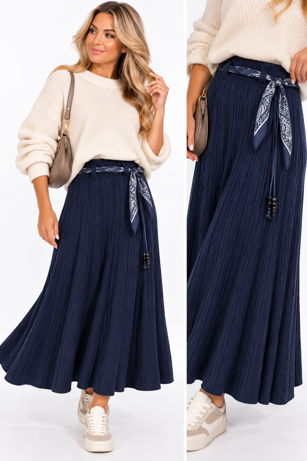 Knitted Maxi Skirt
