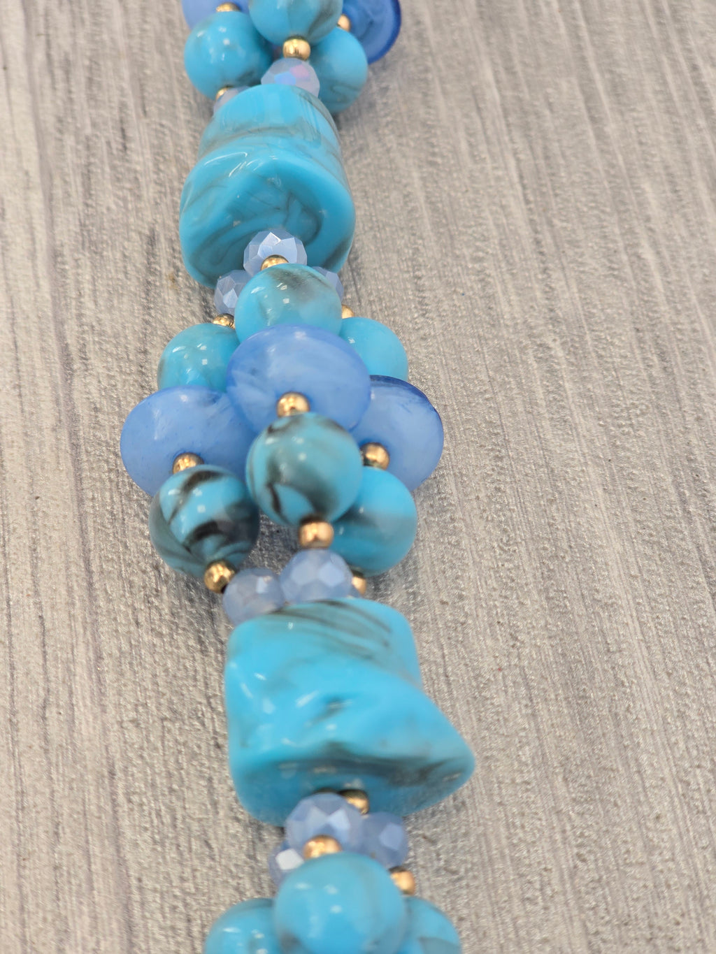 Shell Necklace - Blue