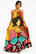 Pleated Dress - Yellow