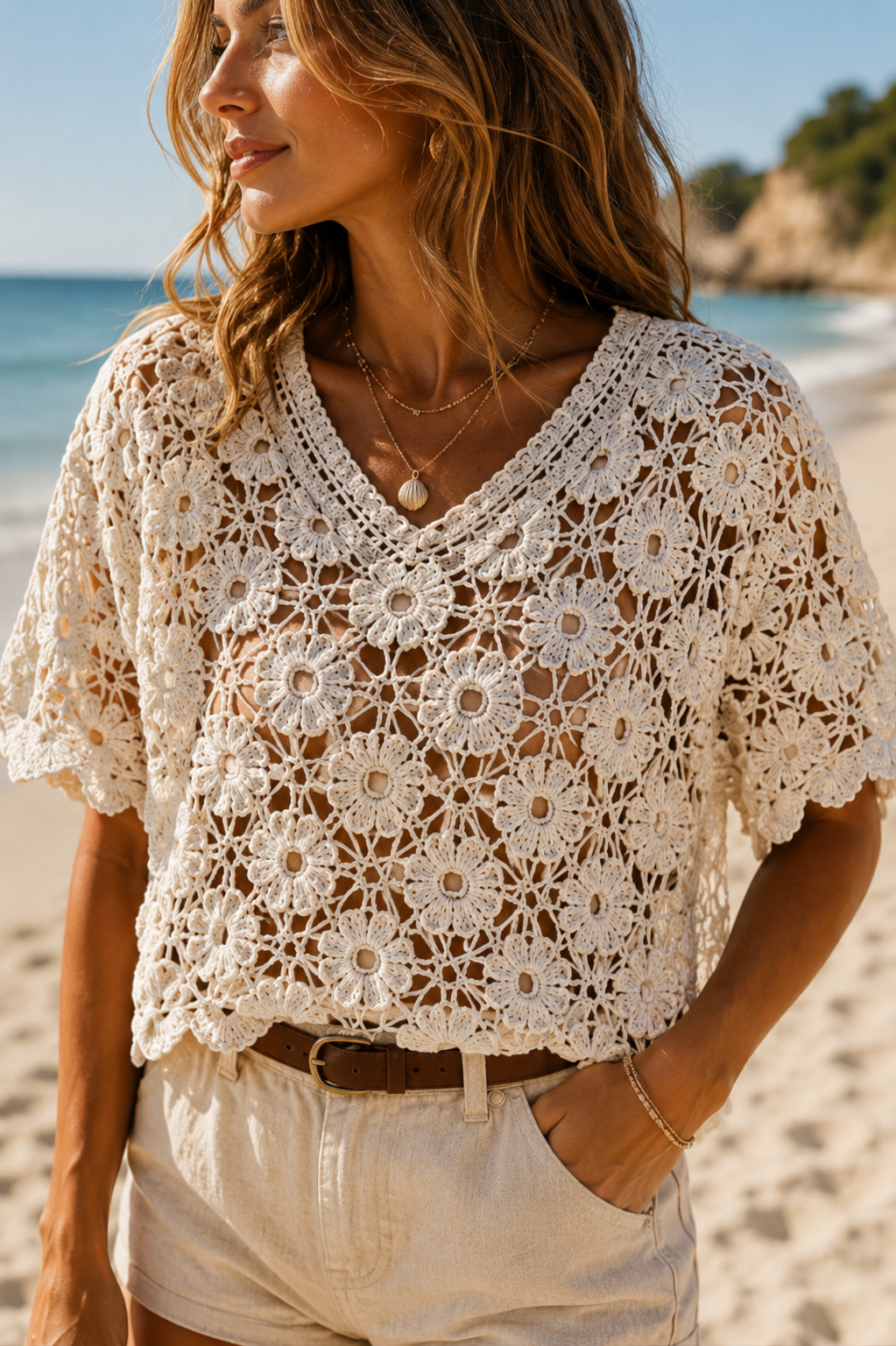 Bethan Crochet Throwover