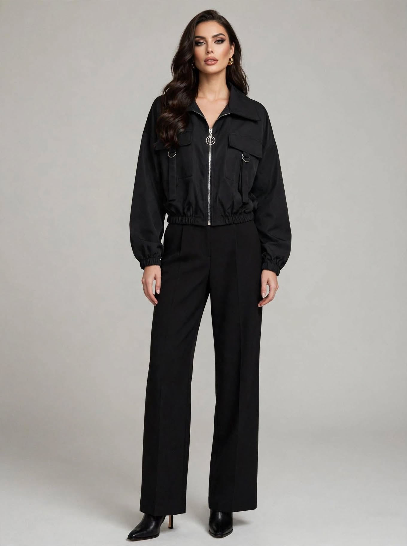 Toggle showerproof jacket