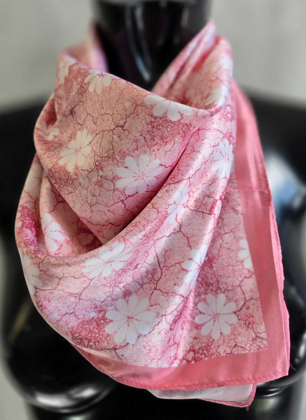 Silky Patterned Scarves