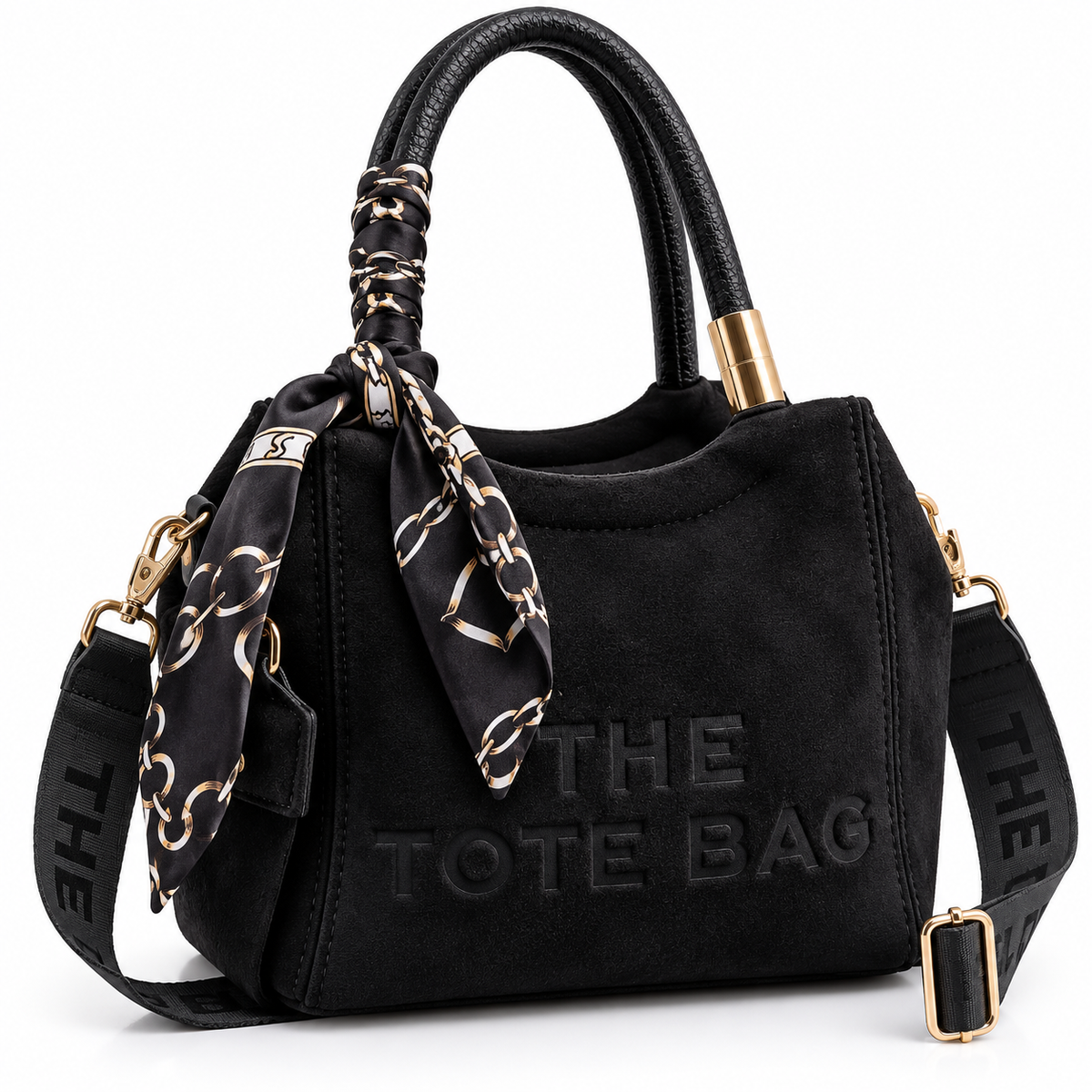 The Tote Bag With Scarf