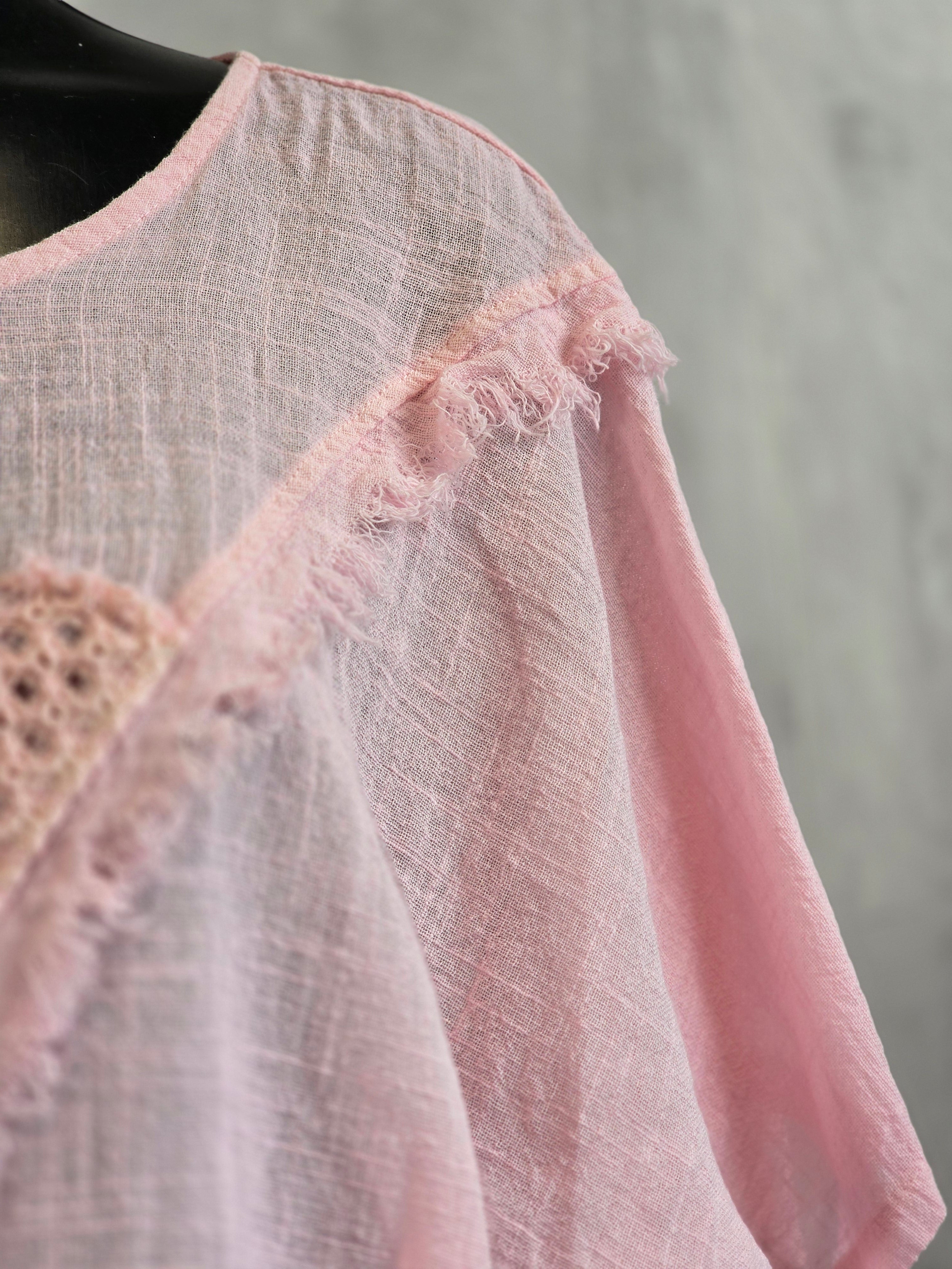 Linen Floral Blouse
