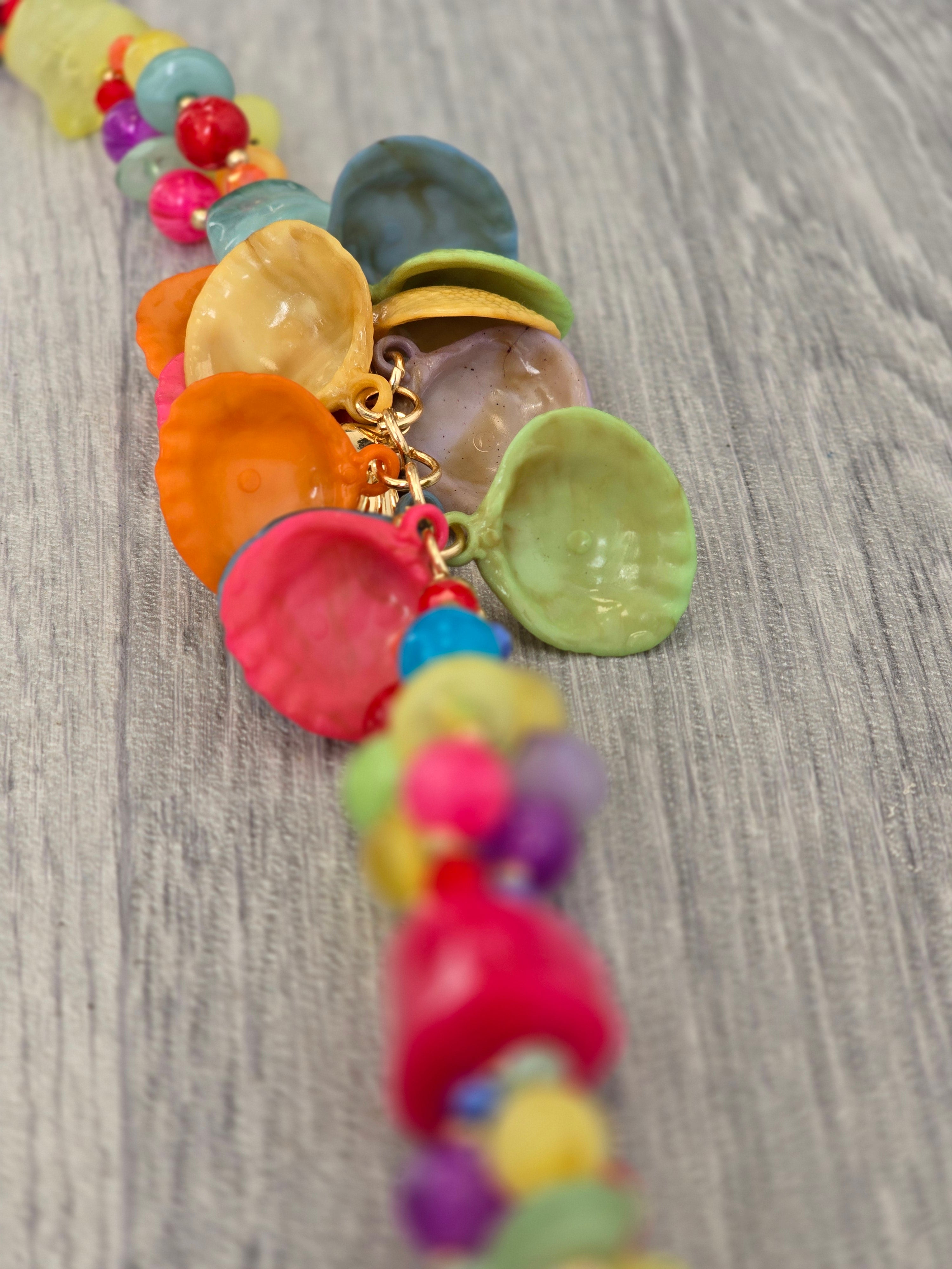Shell Necklace - Multi-Coloured