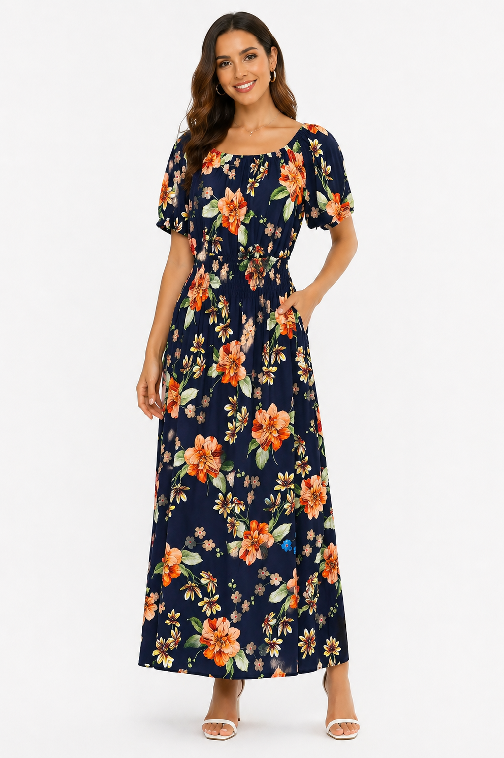 Long Floral Maxi Dress