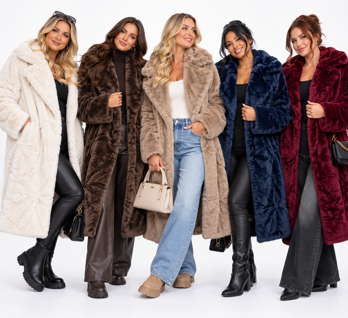 Layla Long Faux Fur Coat