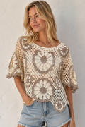 Crochet Throwover Top