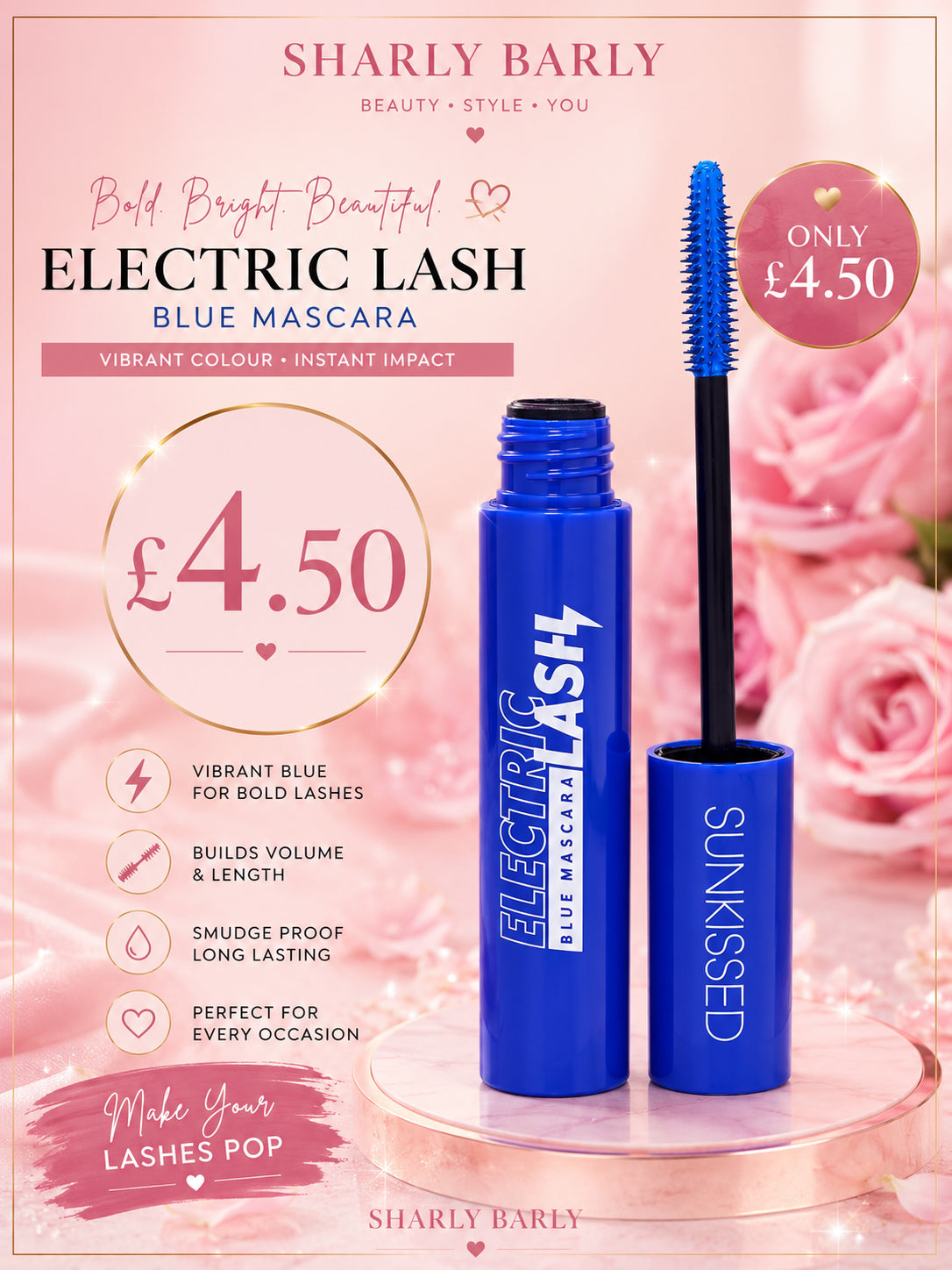 Sunkissed Electric Blue Mascara
