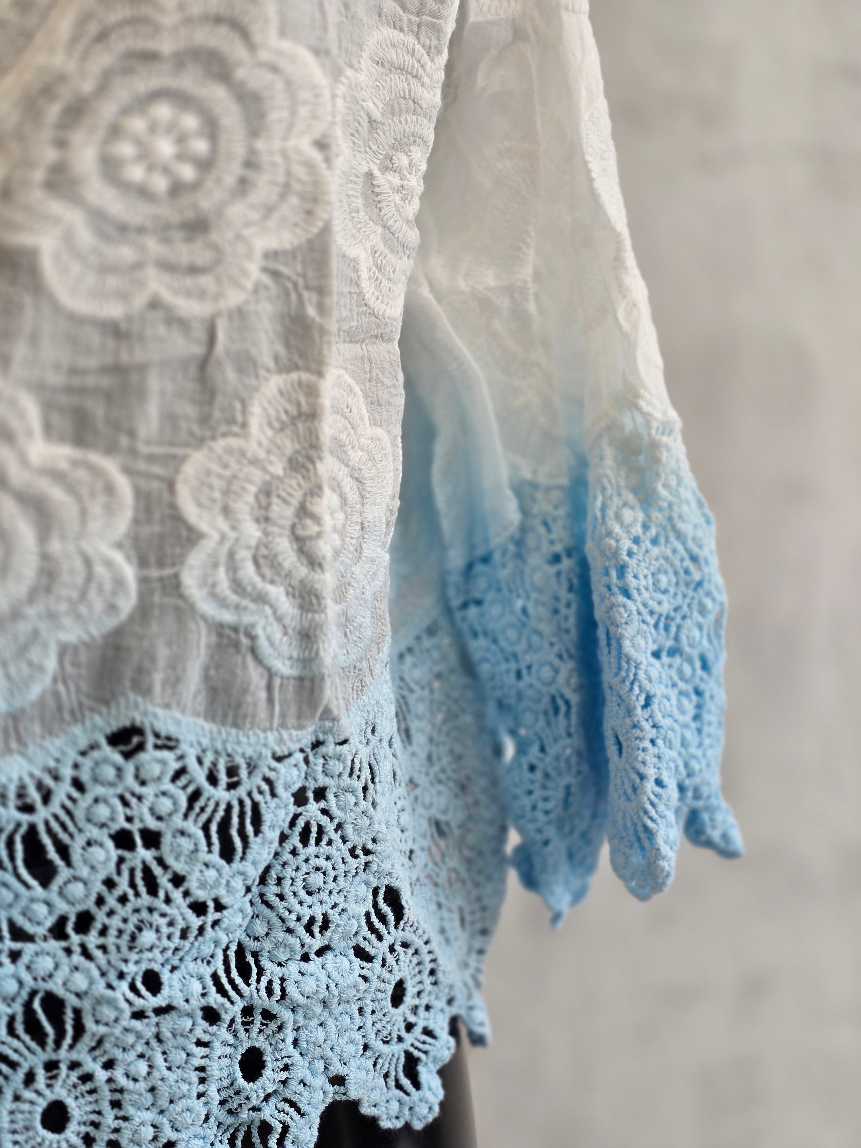 Crochet Ombré Blouse