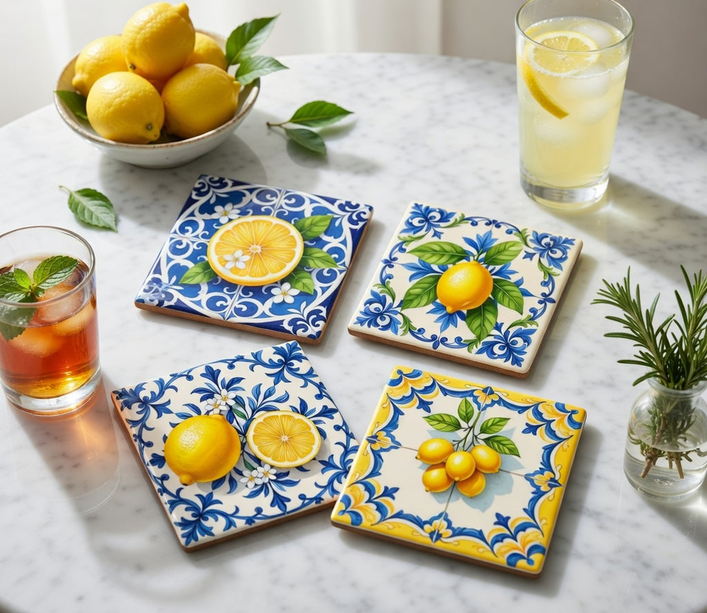 The Lemon Coaster (4 piece)
