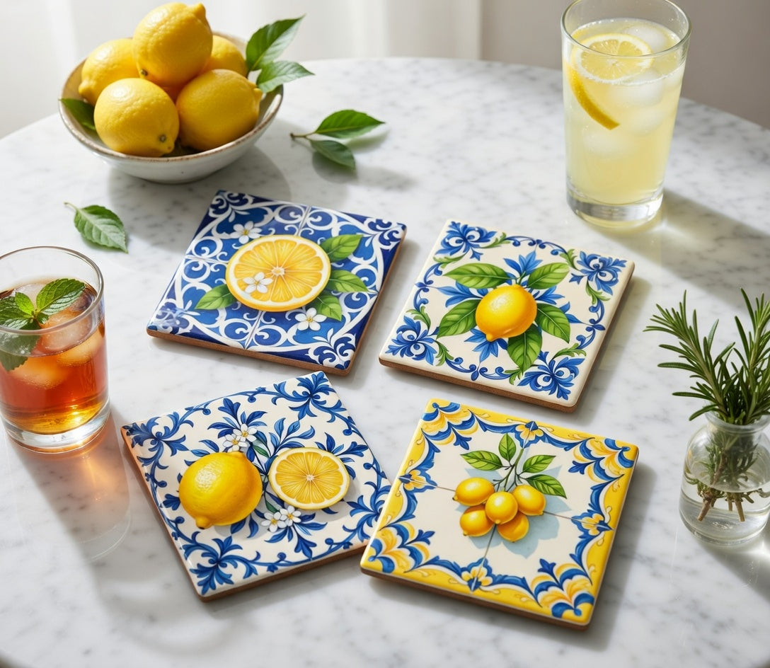 The Lemon Coaster (4 piece)