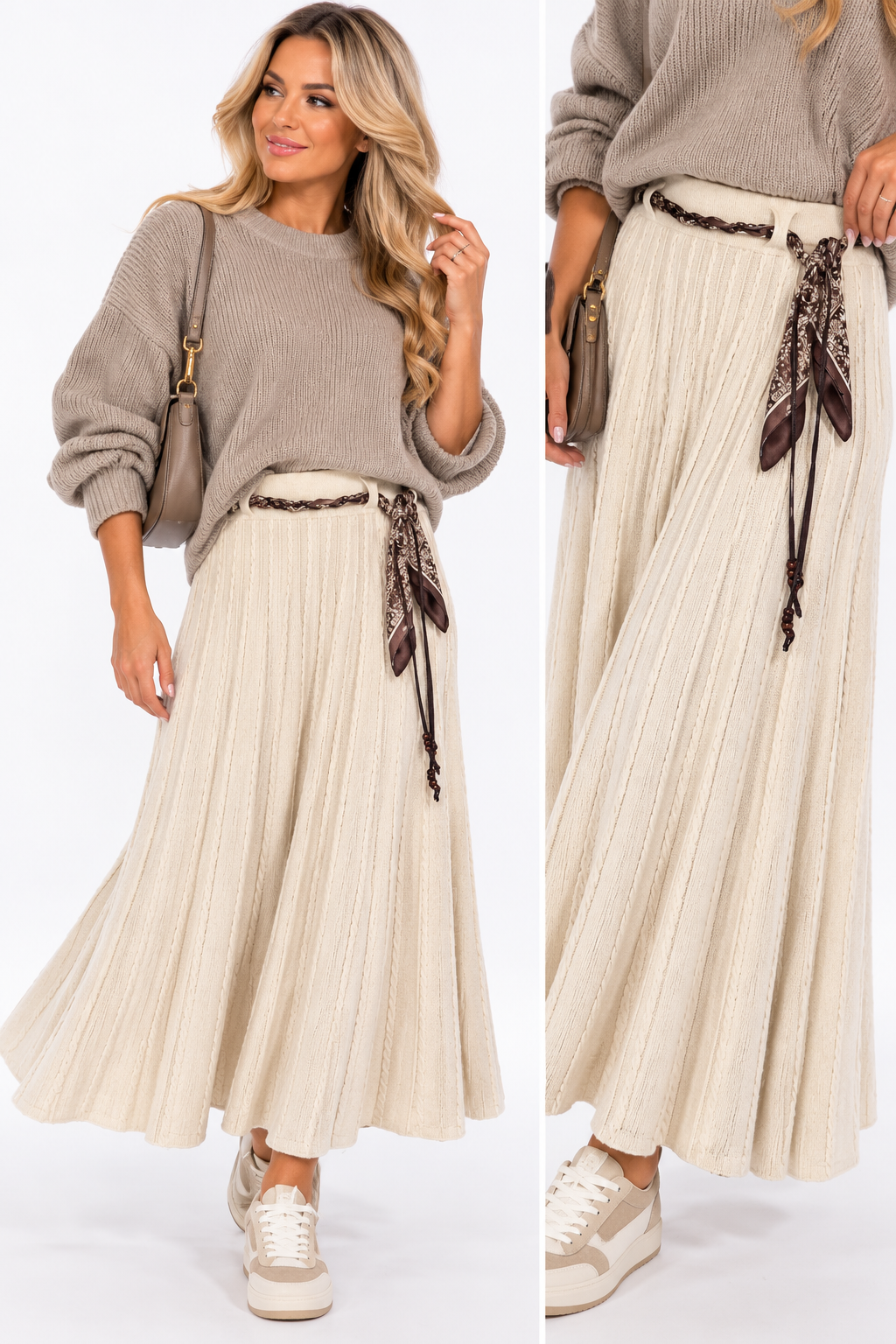 Knitted Maxi Skirt