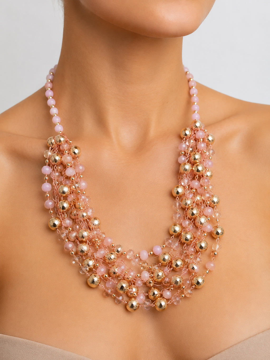 Layered Beaded Necklace