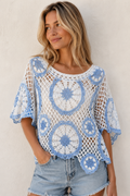 Crochet Throwover Top