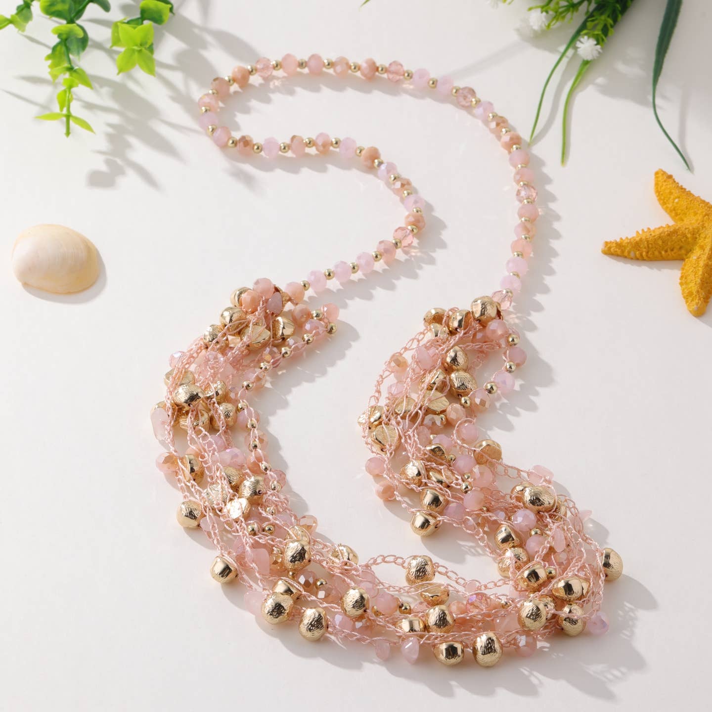 Layered Beaded Necklace