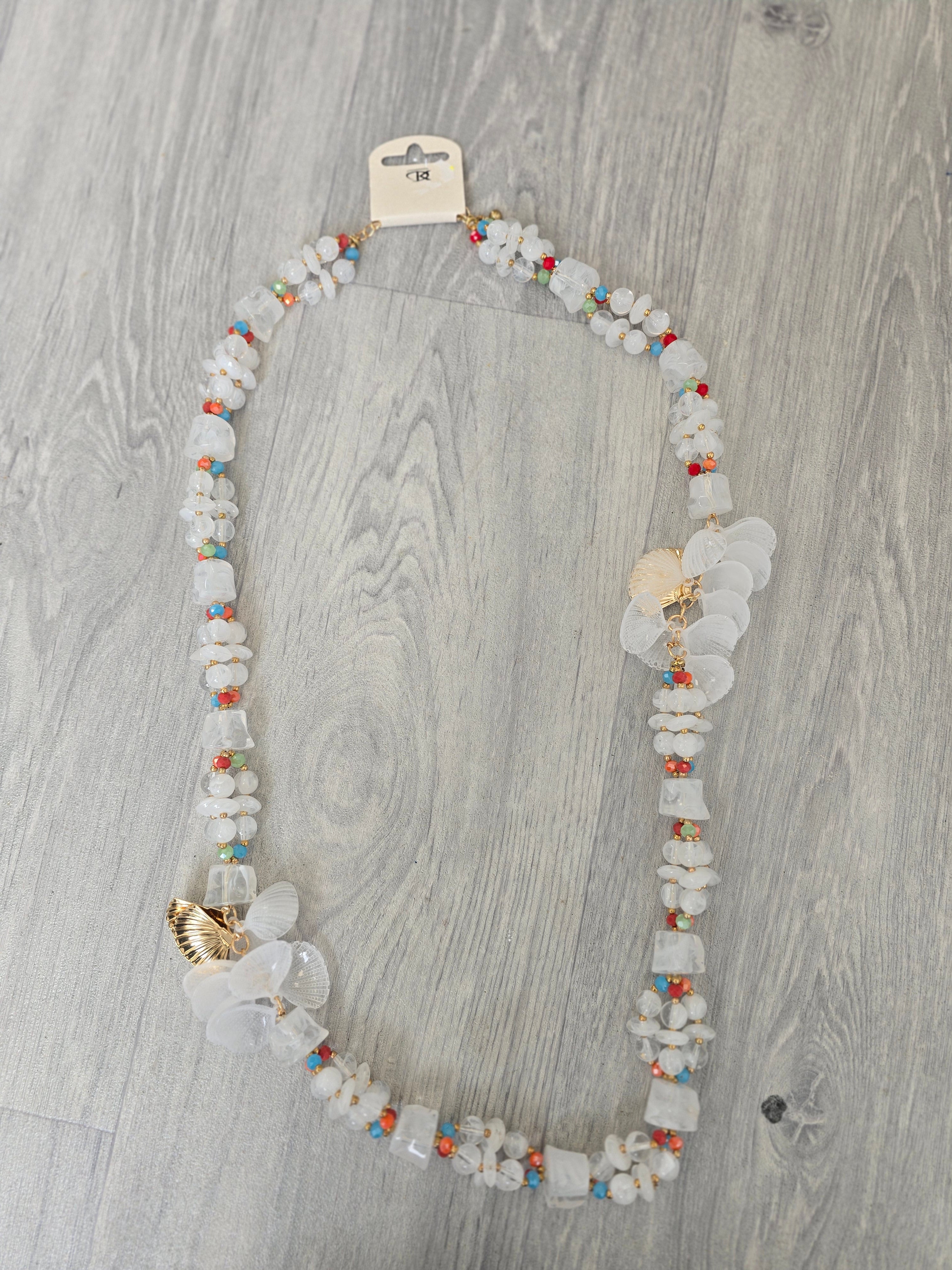 Shell Necklace - White