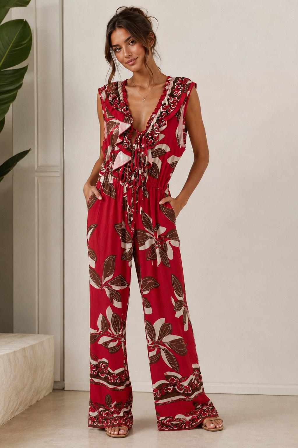 Freya Frill Jumpsuit