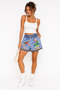 Demin Look Shorts