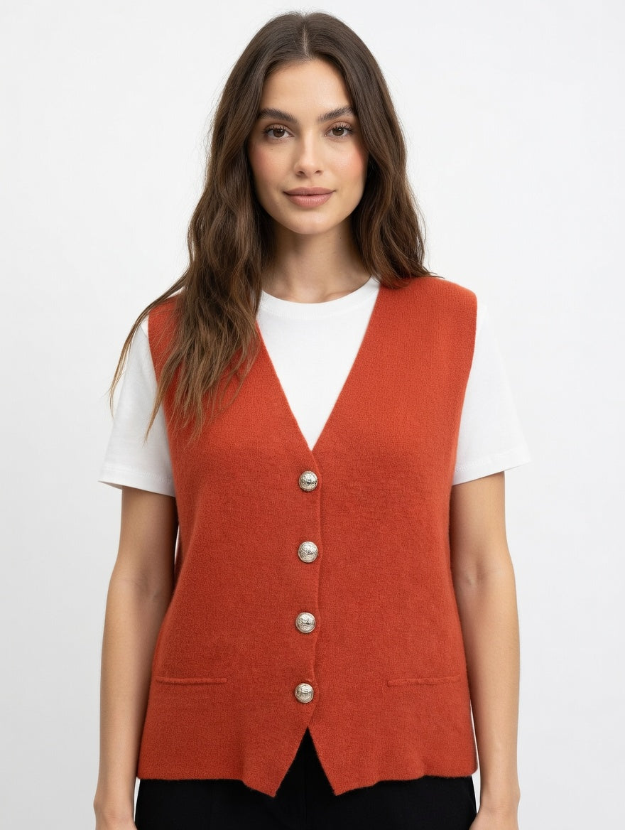 Button Up Vest