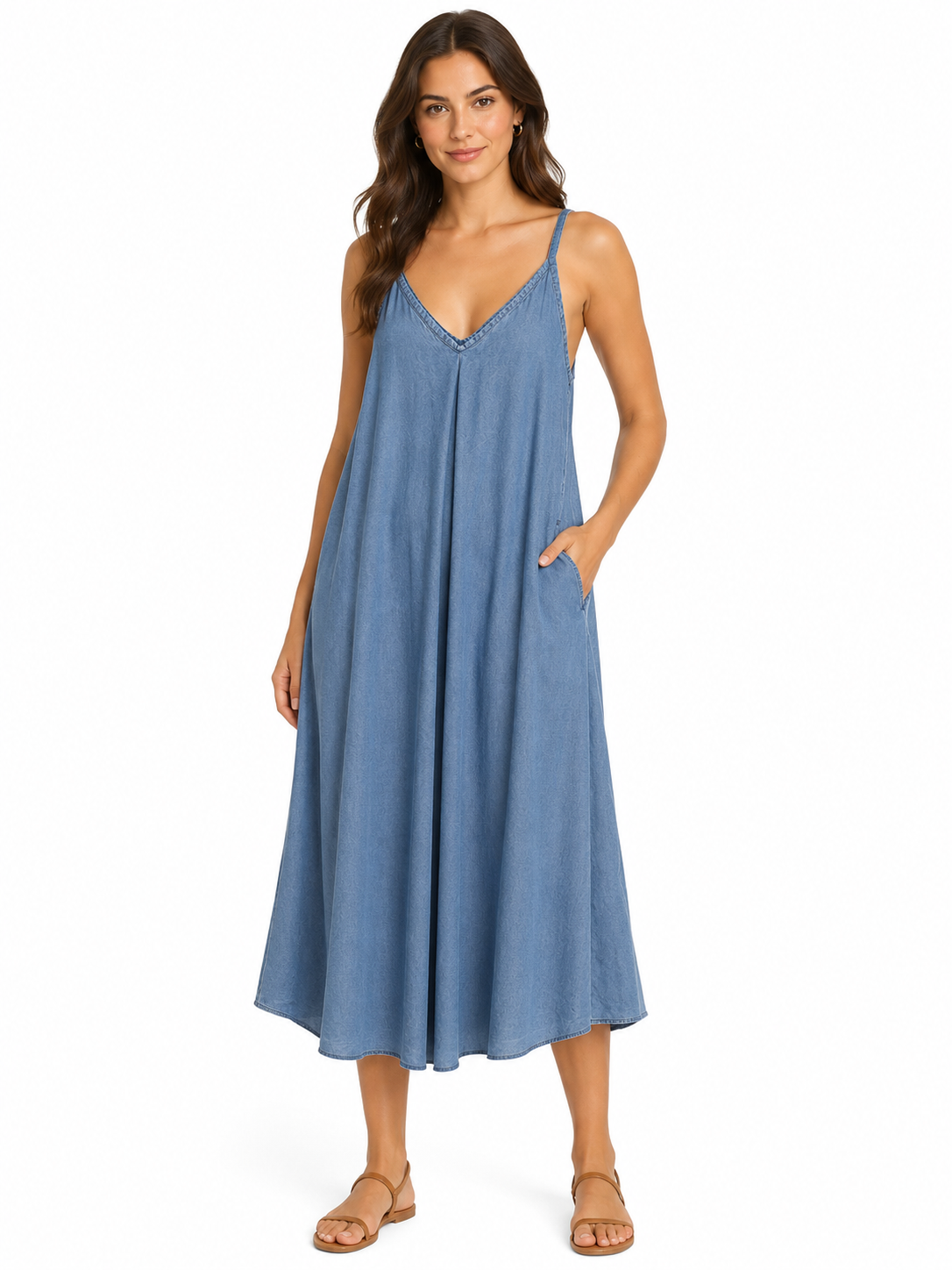 Strappy Demin Dress