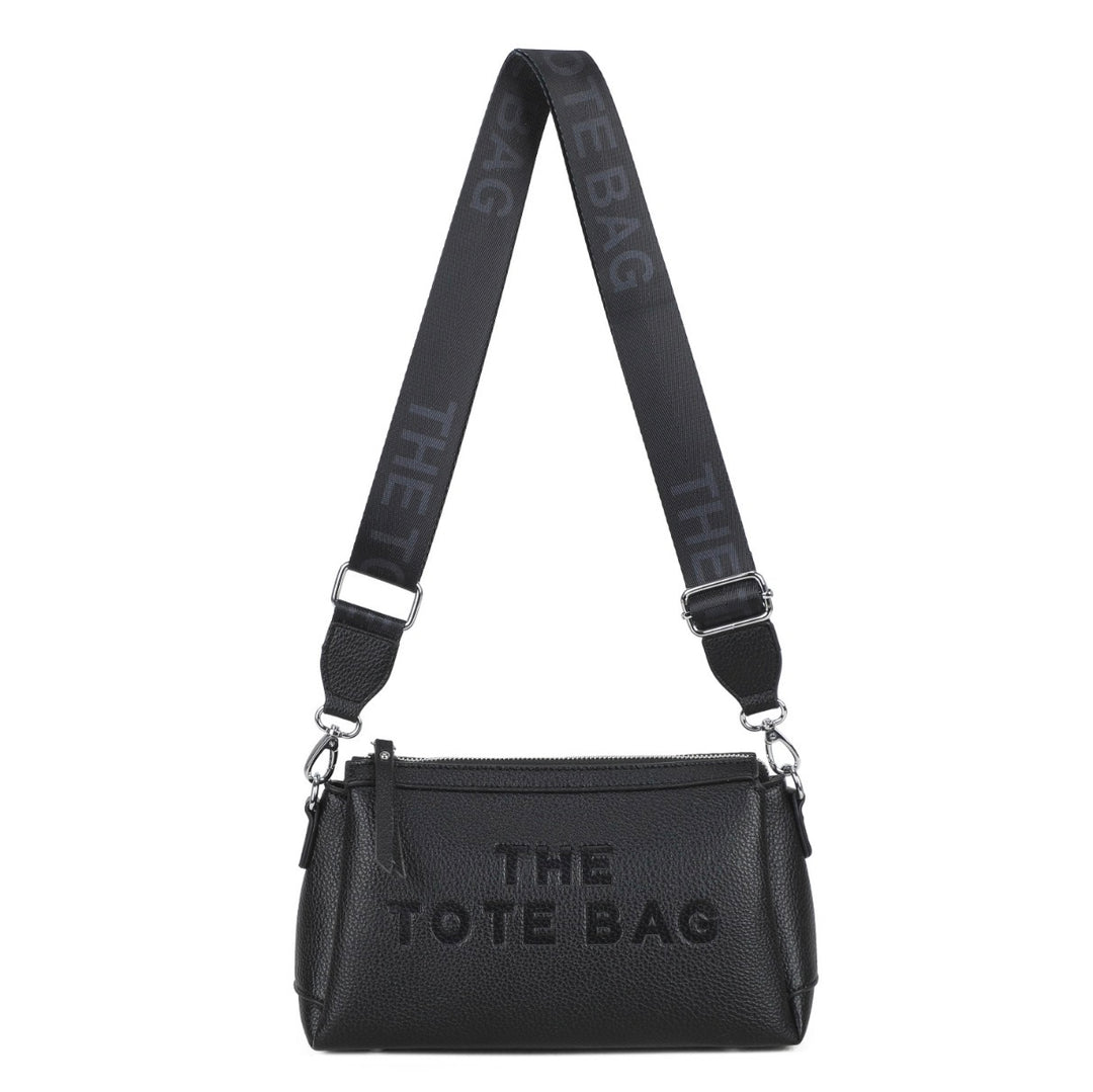 Zipped Tote Shoulder Bag