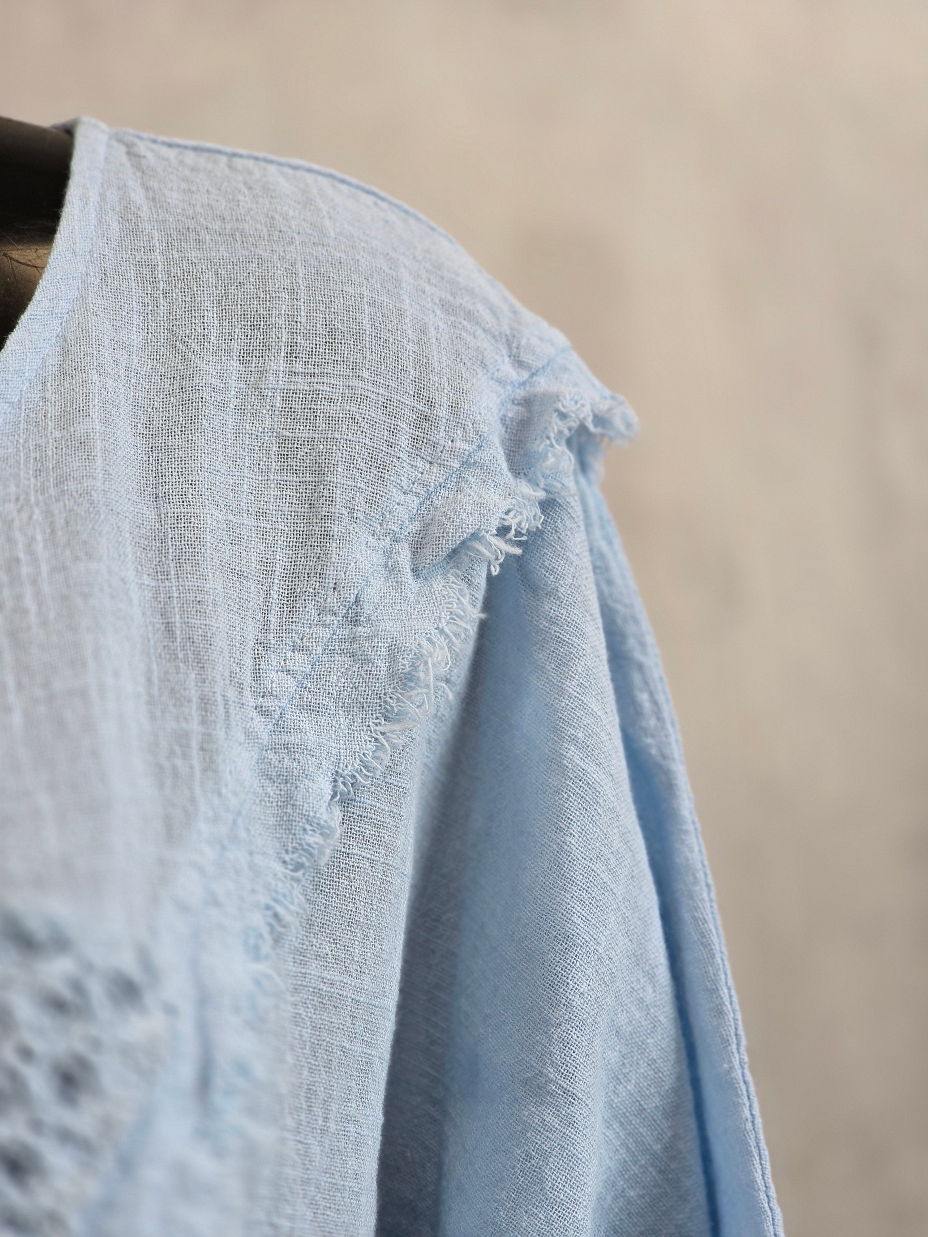 Linen Floral Blouse