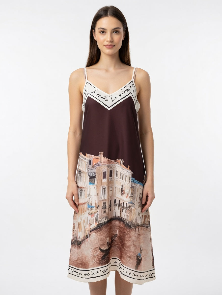 Silky Italian Dress