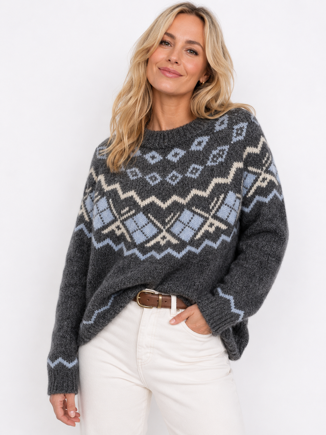 Diamond Patterned Jumper