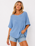 Heart Knitted Top