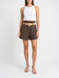 Belted Elasticated Shorts