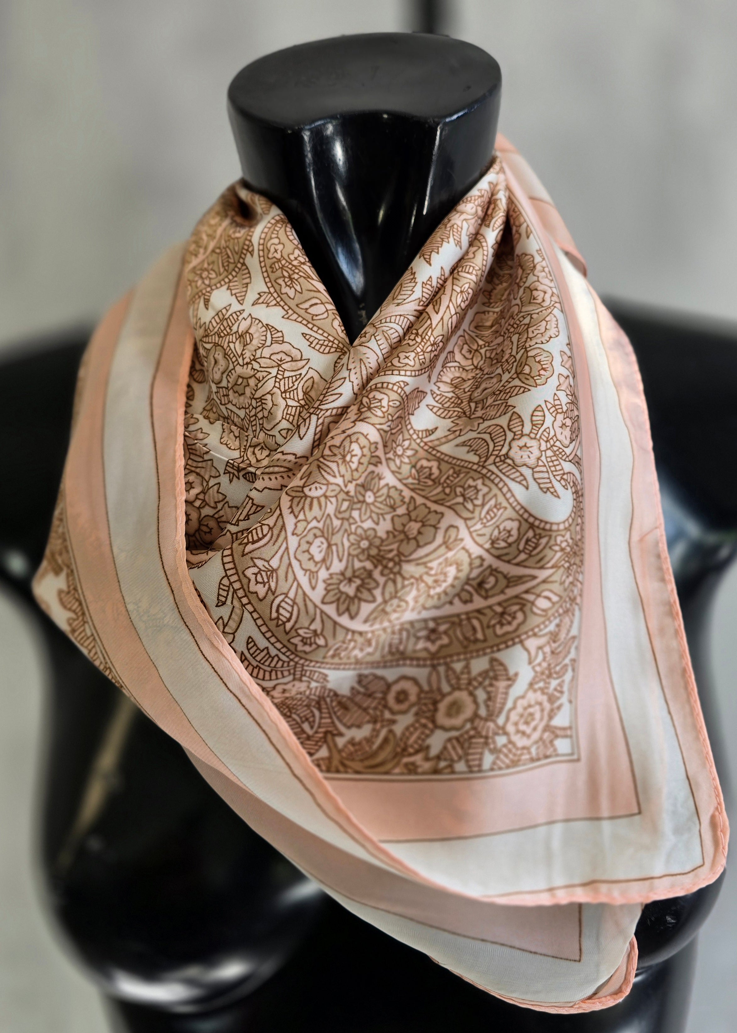 Silky Patterned Scarves