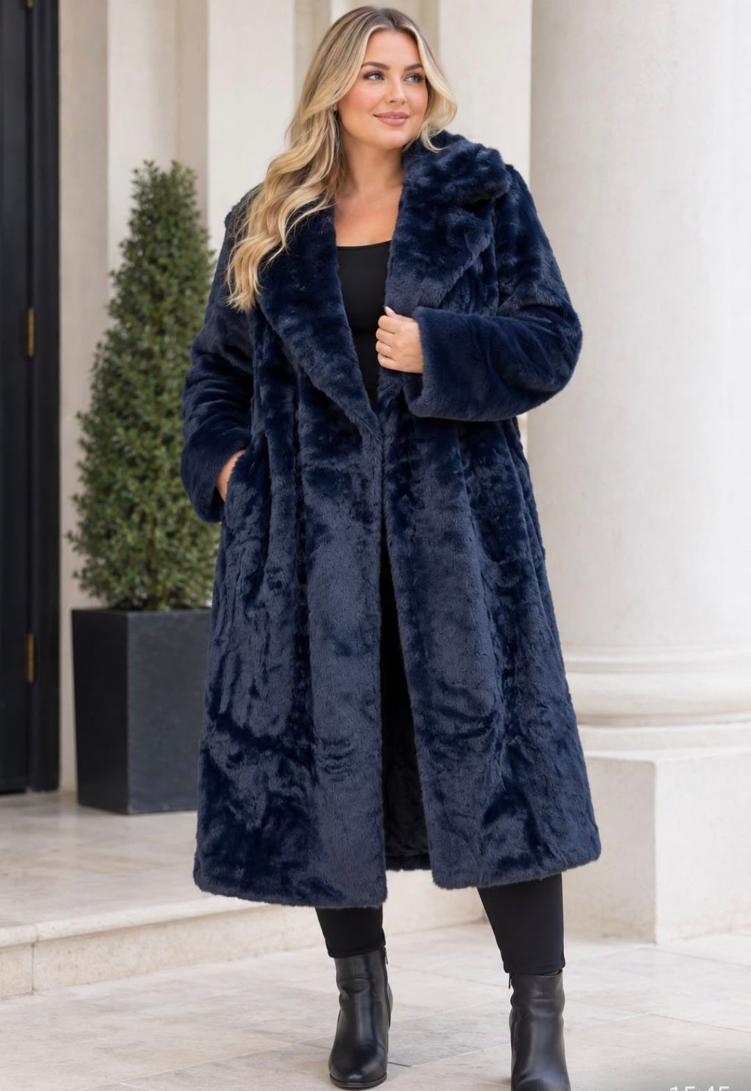 Layla Long Faux Fur Coat
