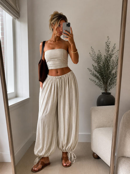 Adjustable Harem Trousers