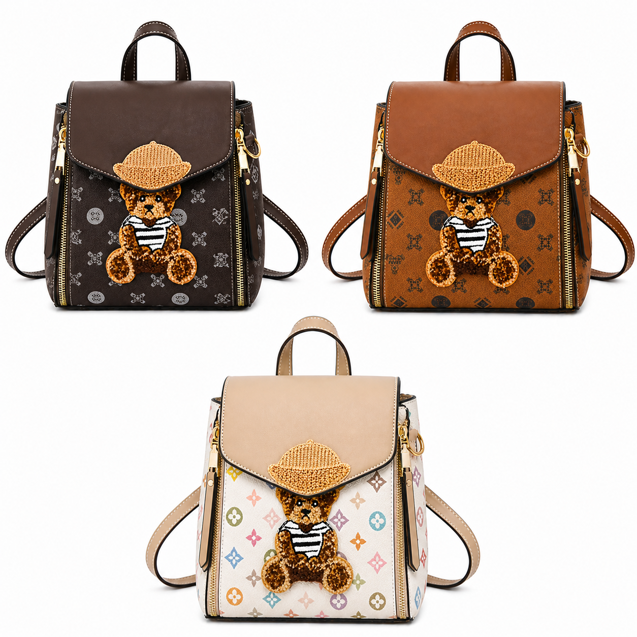Teddy Bear Full Shoulder Bag
