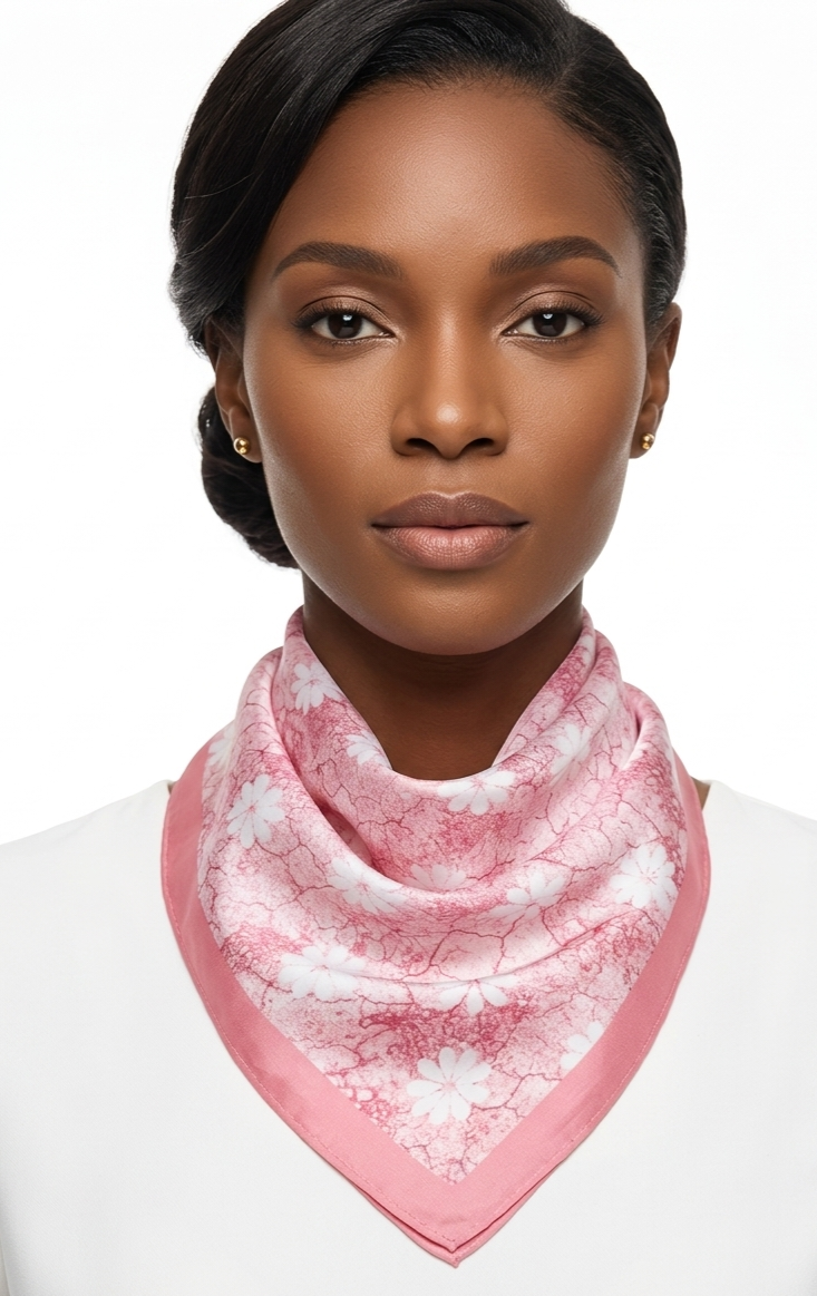 Silky Patterned Scarves