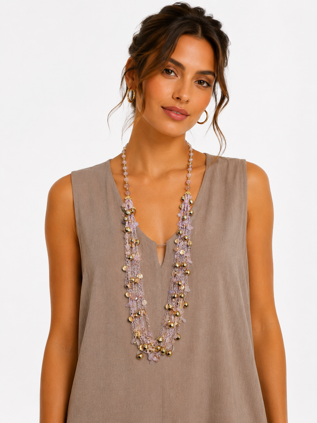 Layered Beaded Necklace