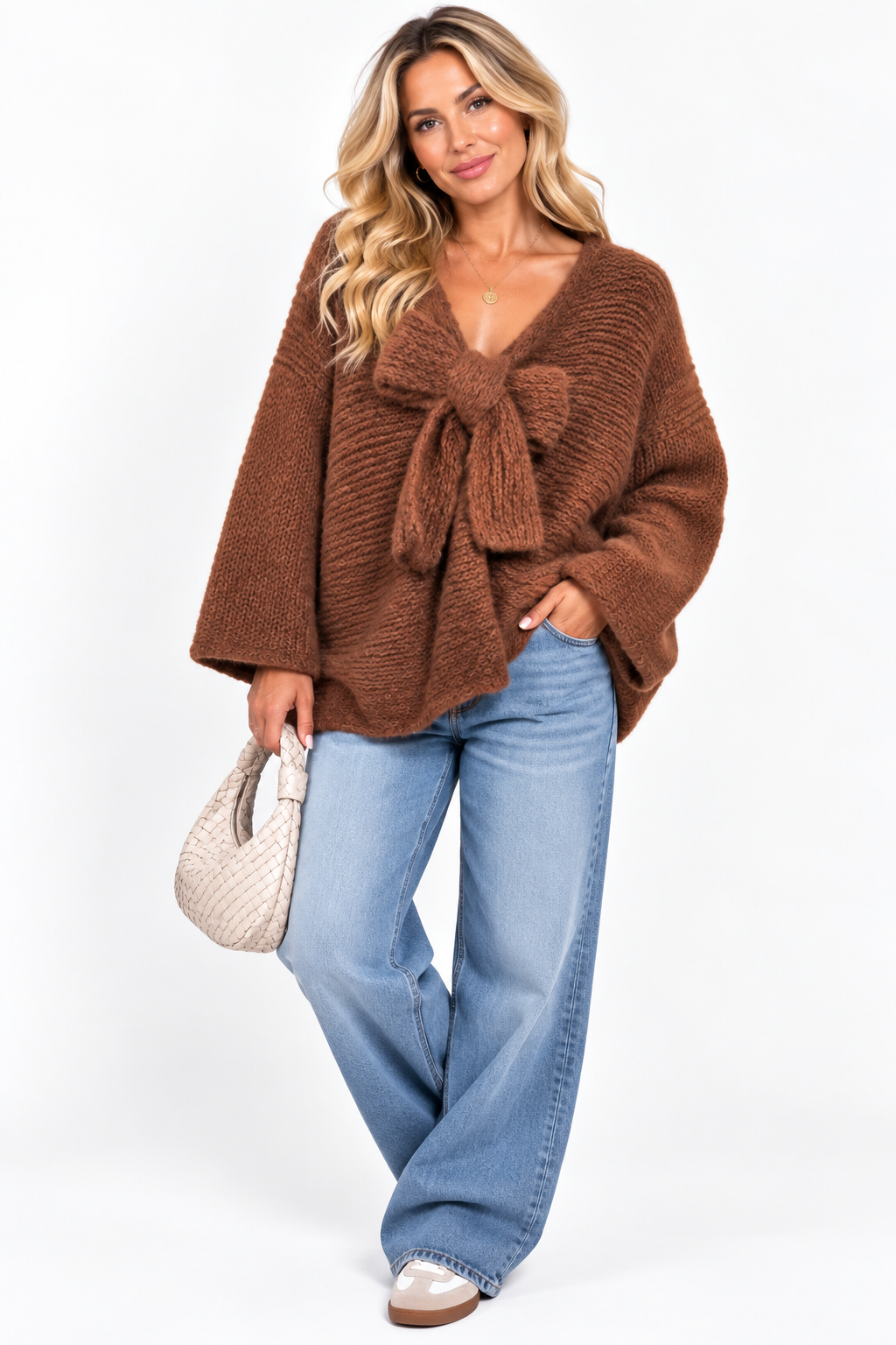 Bow Knitted Jumper