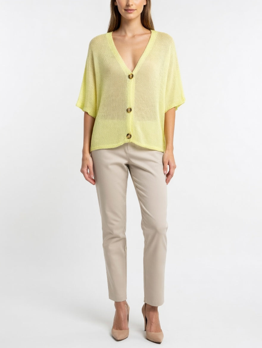 Knitted Button Up Cardigan