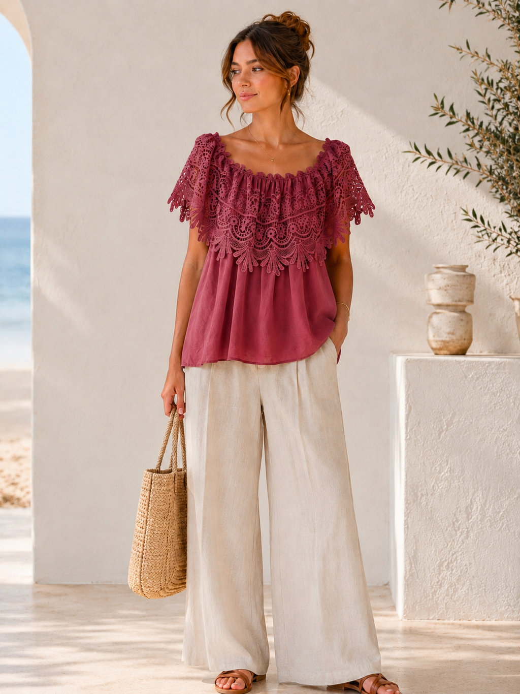 Floral Lace Top