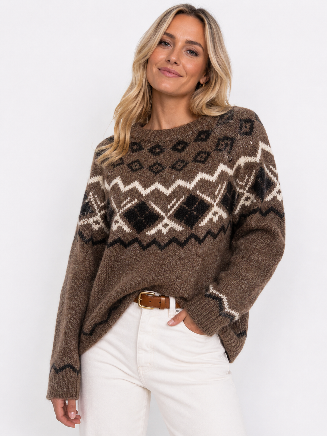 Diamond Patterned Jumper